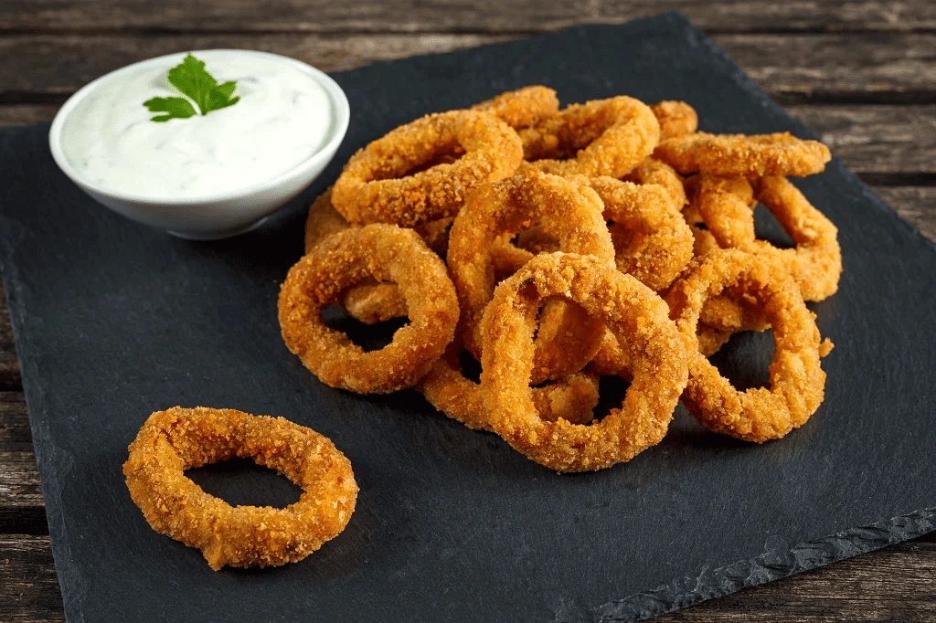 Луковые кольца (10 шт) — фото